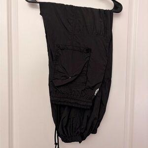 Free People Black Cargo Pants